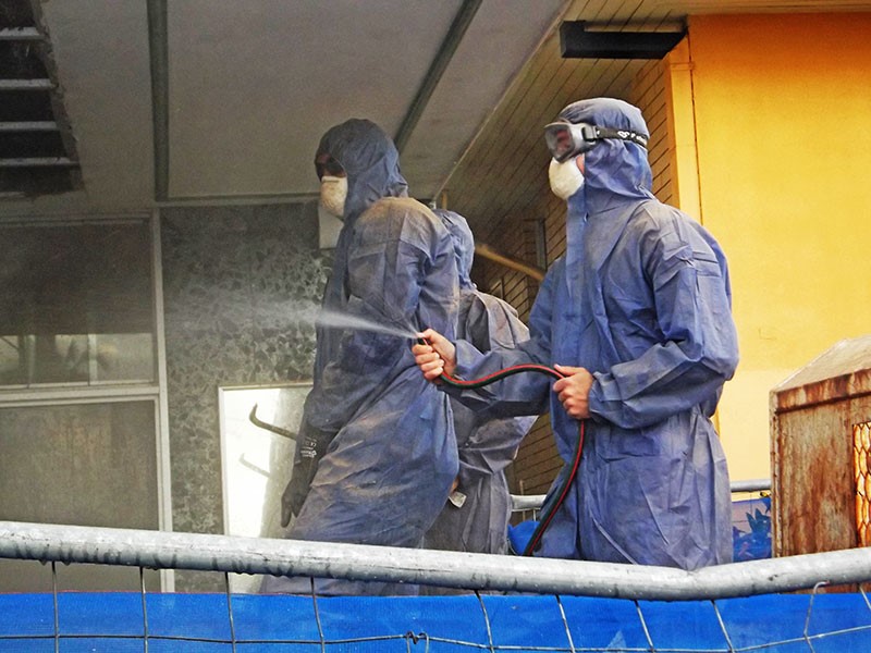 Asbestos abatement - Encapsulation
